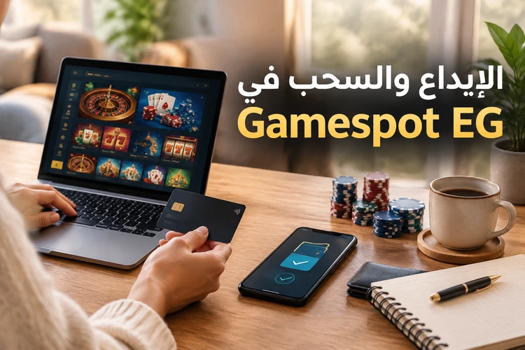 الإيداع والسحب في Gamespot EG